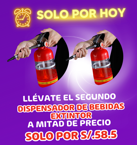 oferta de segundo Dispensador de bebidas extintor a mitad de precio