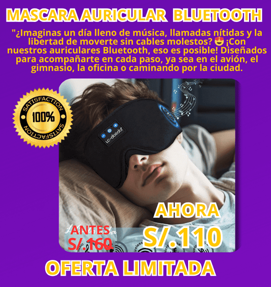 MASCARA AURICULAR BLUETOOTH